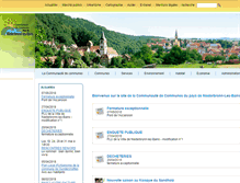 Tablet Screenshot of ccpaysniederbronn.fr